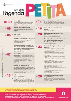 Agenda Petita de juny de 2026