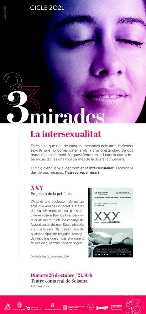 '3 MIRADES': Projecció de la pel·lícula 'XXY'