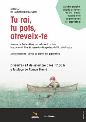 Activitat de narració i sorteig de premis del Bibliotrívial 