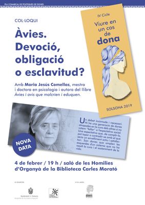 COL·LOQUI: 'Àvies. Devoció, obligació o esclavitud?', a càrrec de M. Jesús Comellas