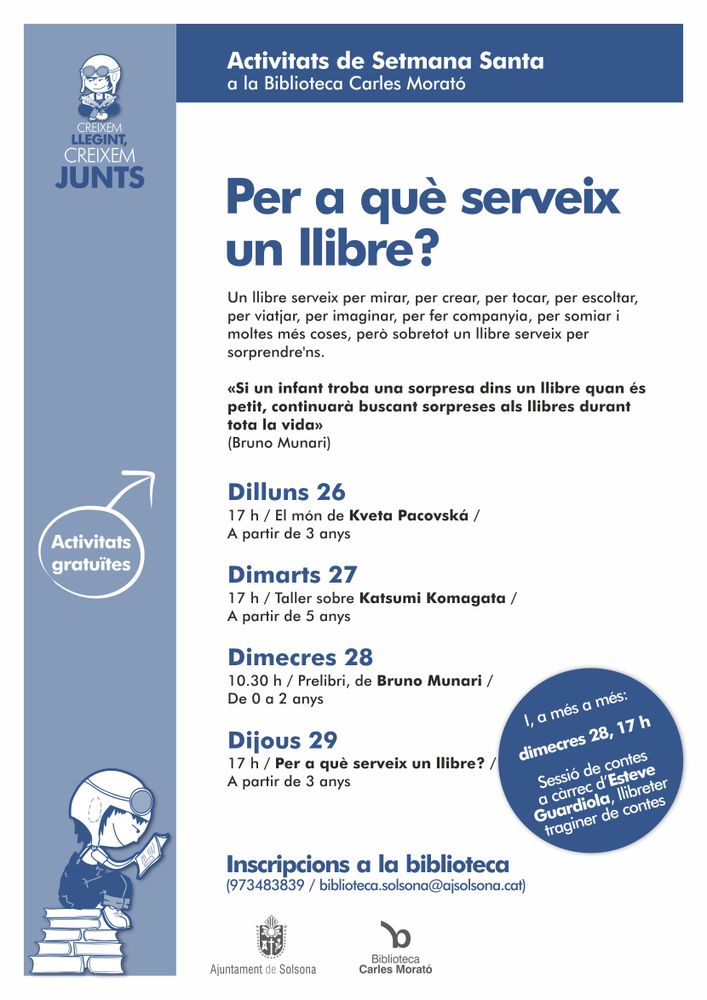 Contacontes amb el llibreter traginer de contes Esteve Guardiola