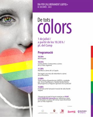 "De tots colors", commemoració del Dia per l'alliberament LGBTIQ+ 