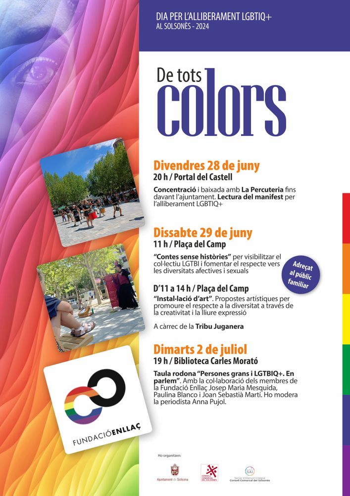 "De tots colors", per l'alliberament LGBTIQ+ 