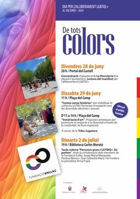 "De tots colors", per l'alliberament LGBTIQ+ 