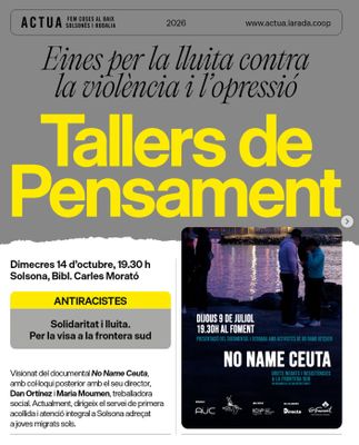 El documental 'No Name Ceuta' porta a la biblioteca solsonina el debat sobre frontera i migracions 