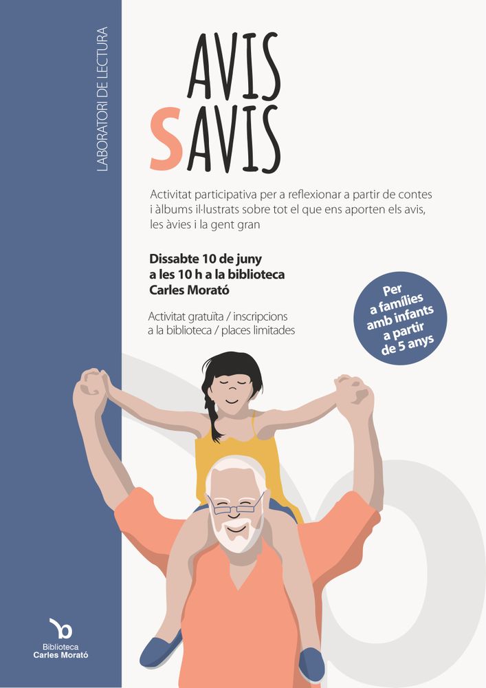 La biblioteca solsonina celebra l’aniversari amb un laboratori de lectura sobre els avis  