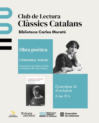 Maria Callís apropa l’obra de Clementina Arderiu a la biblioteca Carles Morató