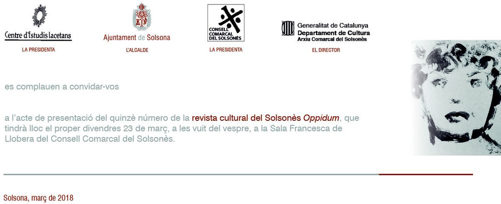 Presentació del 15è número de la revista 'Oppidum'