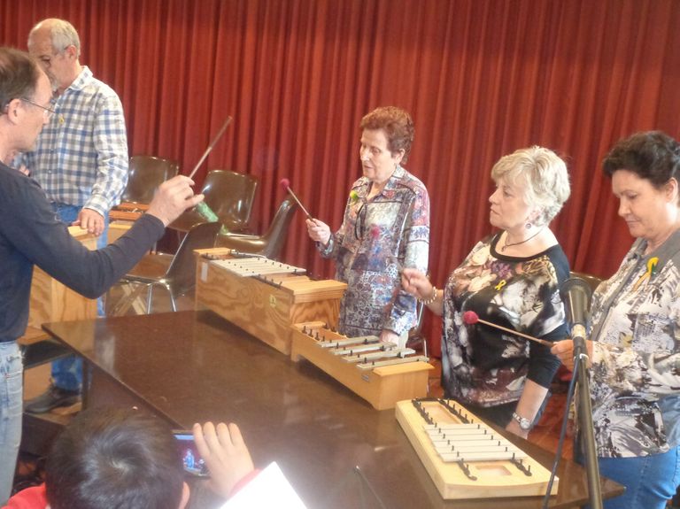 12 persones grans de Solsona troben el benestar a través de la música en un curs organitzat per l’Ajuntament