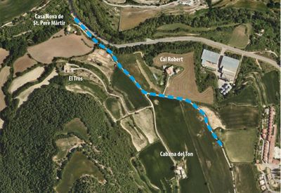 Afectacions a la mobilitat al camí de Cal Robert per obres d’ampliació de la xarxa d’aigua de Solsona
