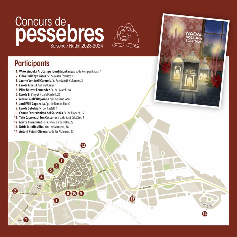 Catorze pessebres clàssics i moderns concorren al concurs de Solsona