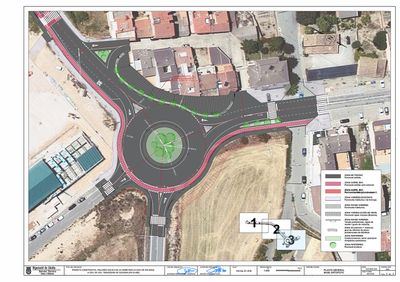 L'àmbit d'actuació comença a l'inici de la travessera urbana