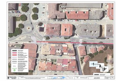 L'àmbit d'actuació comença a l'inici de la travessera urbana