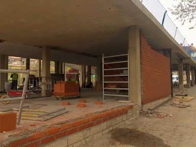 Comencen les obres de millora de l’estacionament a la façana sud del futur tanatori de Solsona