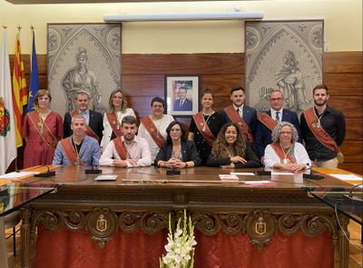 Corporació per als propers quatre anys, el dia de la investidura