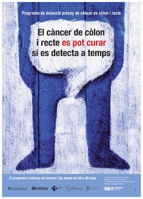 Cartell del programa que impulsa l'Oficina de Cribratge de la Fundació Althaia