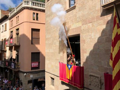 David Rodríguez té un record per als presos polítics i exiliats en l’obertura de la Festa Major de Solsona