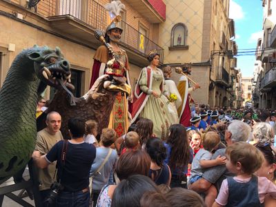 David Rodríguez té un record per als presos polítics i exiliats en l’obertura de la Festa Major de Solsona