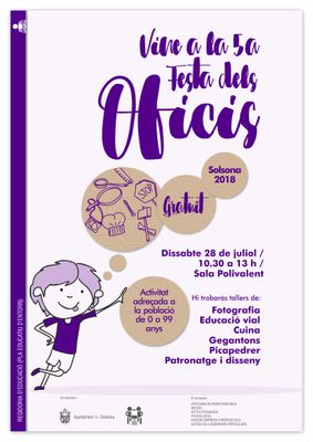 El 28 de juliol Solsona aglutina en una jornada la Festa dels Oficis i la Trobada de Gegantons  