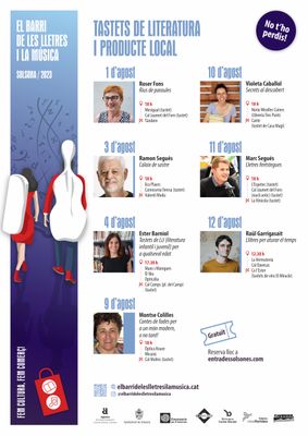 El Barri de les Lletres i la Música de Solsona promociona el comerç i la cultura durant la primera quinzena d’agost