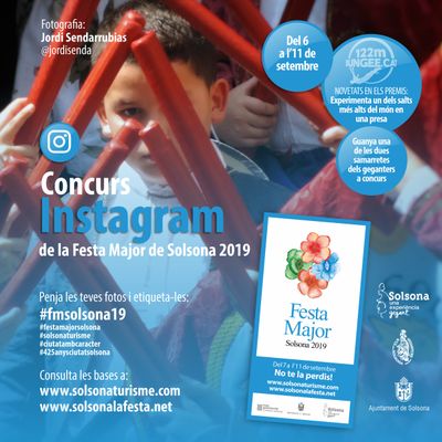 El Concurs de la Festa Major de Solsona a Instagram premiarà la millor foto amb un salt a la Llosa del Cavall
