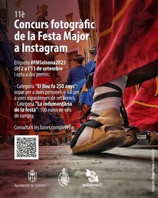 Cartell de la convocatòria d'enguany amb la imatge guanyadora de Roger Sala
