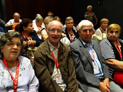 (ARXIU particular) Participació dels representants solsonins en el Congrés Nacional de la Gent Gran, l'octubre passat