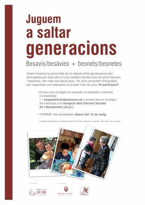 El Consell de la Gent Gran de Solsona fa una crida per recopilar fotografies de besavis amb besnets 