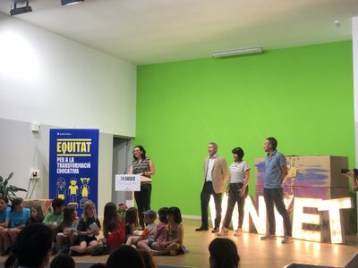 El conseller d’Educació inaugura la nova Escola El Vinyet