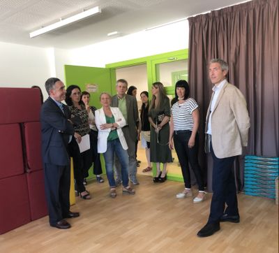El conseller d’Educació inaugura la nova Escola El Vinyet