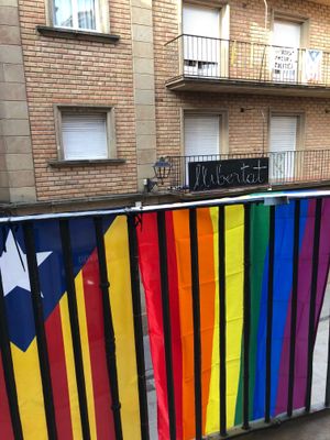El consistori solsoní penja la bandera multicolor per adherir-se al Dia per l’Alliberament LGTBI