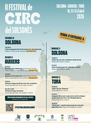 El Festival de Circ de Solsona creix i s’estén a la comarca amb una desena de propostes