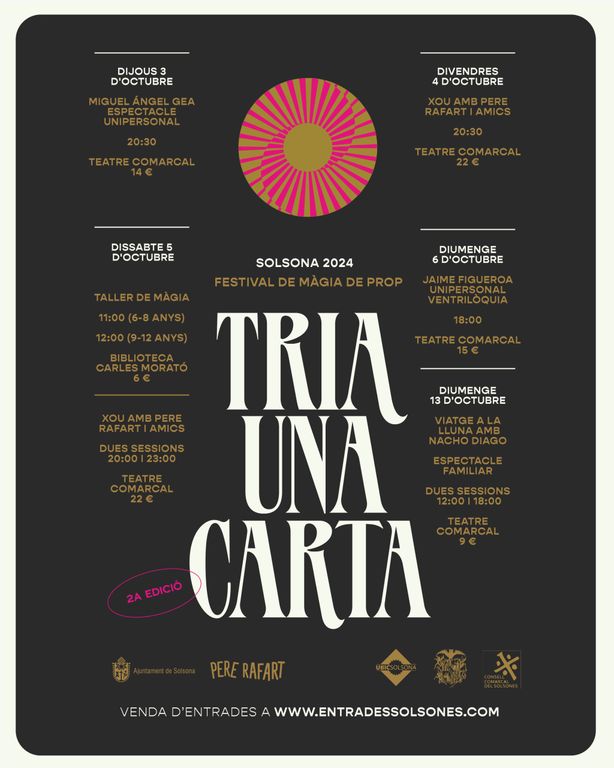 El Festival de Màgia de prop de Solsona creix en espectacles i capacitat 