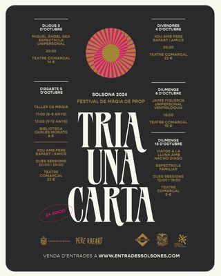 El Festival de Màgia de prop de Solsona creix en espectacles i capacitat 