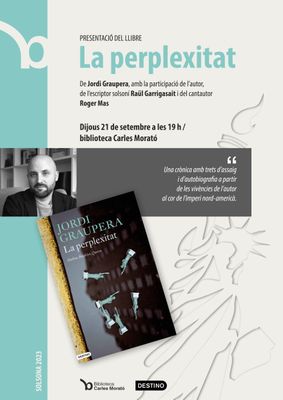 L'autor de 'La perplexitat' en una imatge promocional