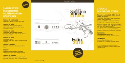 El programa ‘Solsona dona la nota’ presenta un rècord d’actuacions aquest estiu, amb 45 cites musicals