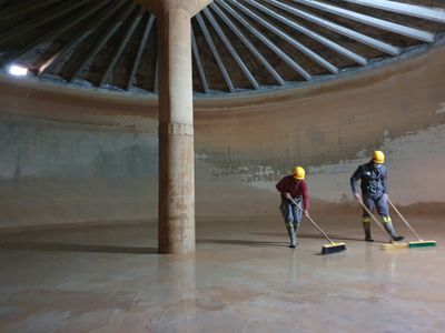 El Servei Municipal d’Aigua de Solsona neteja els dipòsits de Rotgers i millora la injecció de clor a la xarxa