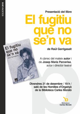 El solsoní Raül Garrigasait presenta a la biblioteca la seva obra sobre Santiago Rusiñol 