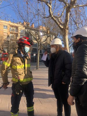 Els Serveis Tècnics Municipals de Solsona fan un seguiment de l’estat de l’edifici afectat per l’incendi