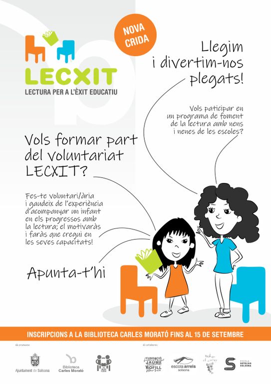 Es busquen nous voluntaris a Solsona per fomentar la lectura entre els infants  