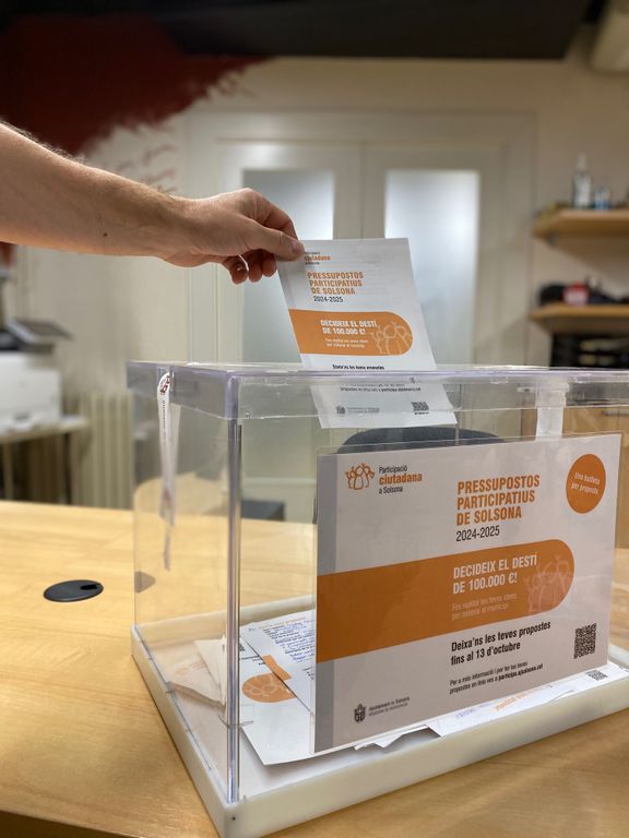 L’Ajuntament de Solsona analitza les 270 propostes ciutadanes del pressupost participatiu  