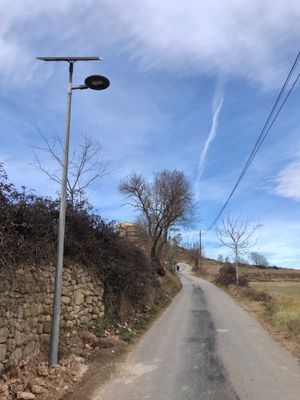 L’Ajuntament solsoní aposta pels fanals solars per il·luminar el camí de la Creu