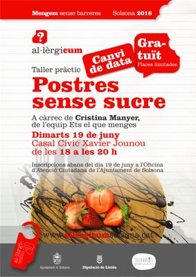 L’experta en postres saludables Cristina Manyer condueix el darrer taller de cuina d’‘Al·lèrgicum’, que passa al dia 19