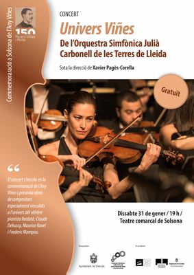 L'orquestra lleidatana ha actuat en anteriors ocasions al teatre comarcal i a la sala polivalent