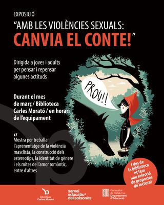 La biblioteca solsonina acull una exposició juvenil per abordar les violències sexuals