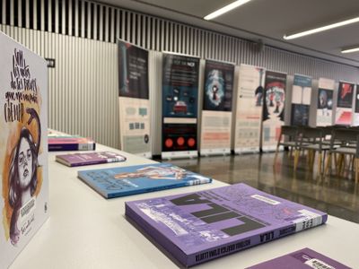La biblioteca solsonina acull una exposició juvenil per abordar les violències sexuals