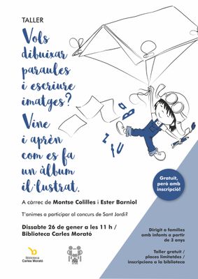 La biblioteca solsonina convoca les famílies a un taller per aprendre a fer un àlbum il·lustrat