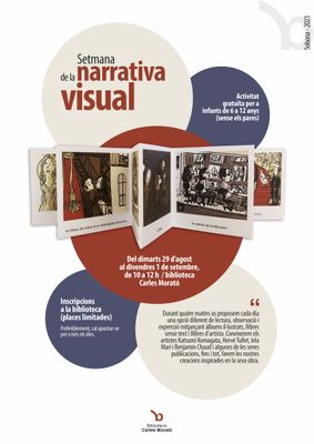 La biblioteca solsonina organitza la Setmana de la narrativa visual per a infants de primària
