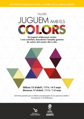 La biblioteca solsonina organitza un doble taller sobre el món dels colors per Setmana Santa  