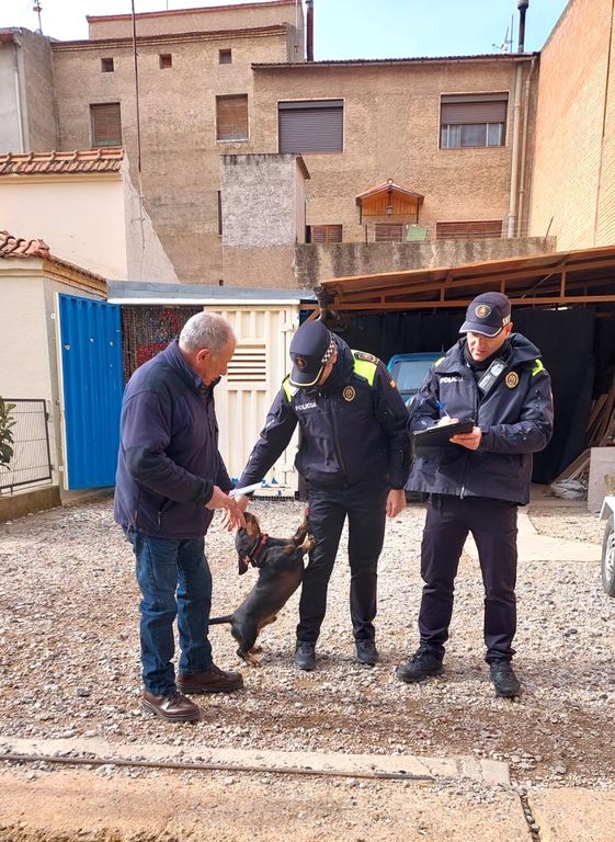 La Policia Local de Solsona comença una campanya informativa sobre la nova normativa dels gossos